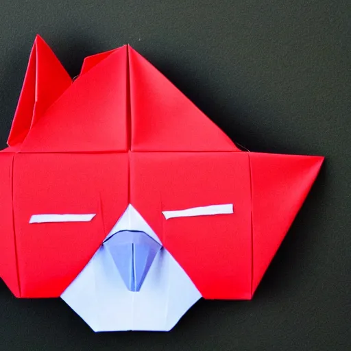 Prompt: origami Donald Trump