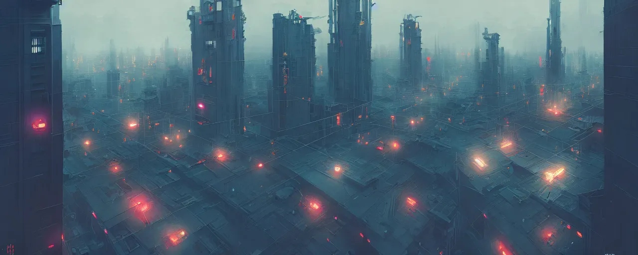 Image similar to duotone dark concept illustration view of kaohsiung city, highly detailed mechanism cinematic volumetric ghastly lighting. by sachin teng and sergey kolesov and ruan jia and heng z. graffiti art, scifi, fantasy, hyper detailed. octane render. concept art. trending on artstation