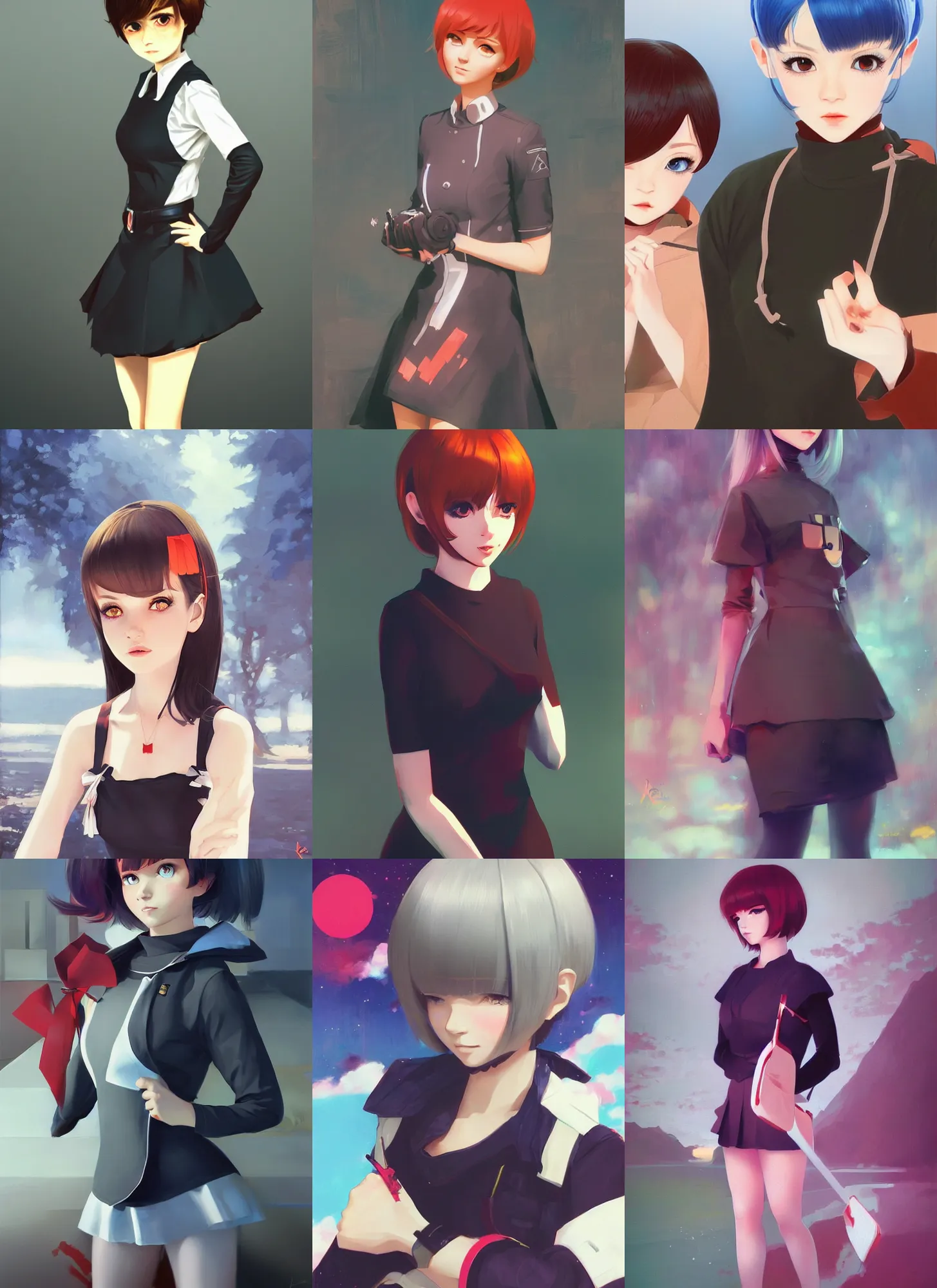 Image similar to ilya kuvshinov