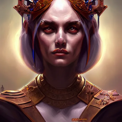 Image similar to high priestess of chaos, semi-realistic, highly detailed, digital painting, artstation, concept art, smooth, sharp focus, illustration