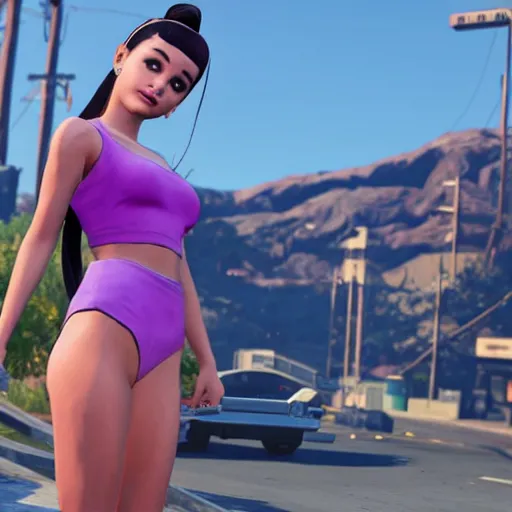 Image similar to Ariana Grande in GTA 5