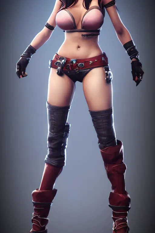 Image similar to Katarina from League of Legends, photorealistic full body, unreal engine 5, hyperrealistic, highly detailed, realistic