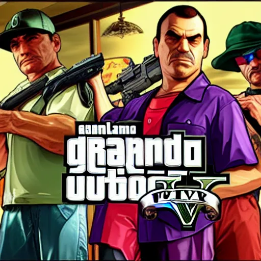 Image similar to GTA V screenshot with mario in it