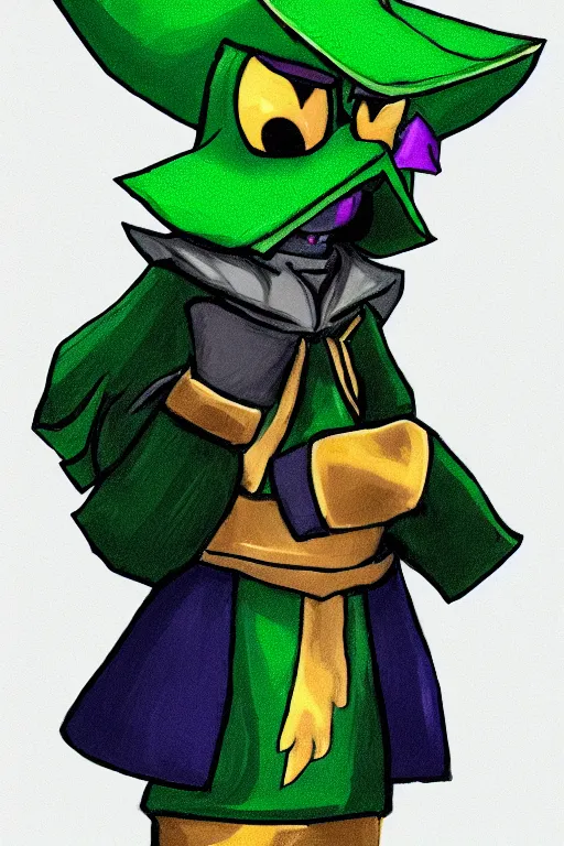 Image similar to ralsei from deltarune