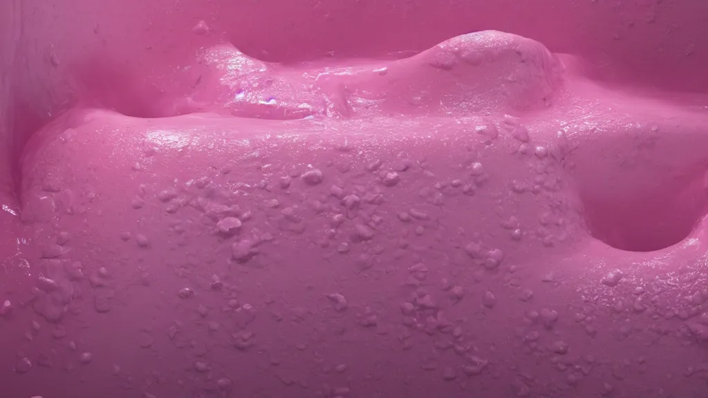 Prompt: a large vat of rotten pink fluid in a laboratory, photorealistic, octane render 8 k uhd