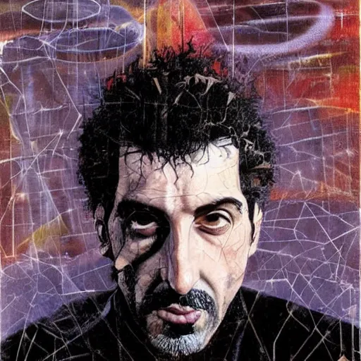 Image similar to Serj Tankian from System of a down by Dave McKean