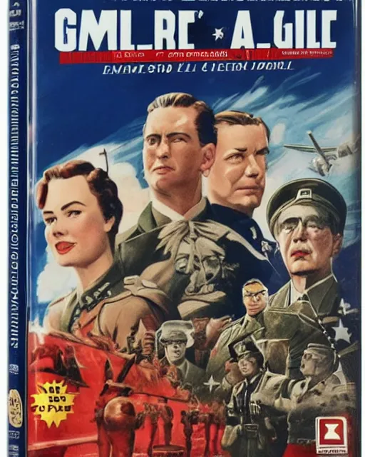 Prompt: 'The Allied Powers in WW2: Endgame' blu-ray DVD case still sealed in box, ebay listing