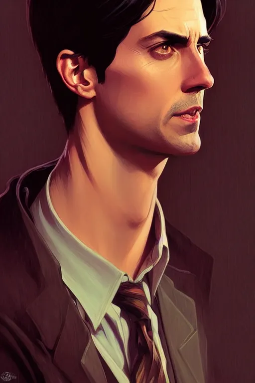 Prompt: a portrait of peter petrelli, fantasy, sharp focus, intricate, elegant, digital painting, artstation, matte, highly detailed, concept art, illustration, ambient lighting, art by ilya kuvshinov, artgerm, alphonse mucha, and greg rutkowski