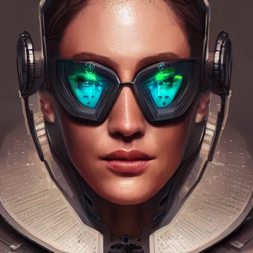 Prompt: closeup portrait, ultra realistic illustration, cyberpunk, hacknaut, sci - fi, fantasy, intricate, elegant, highly detailed, digital painting, artstation, concept art, smooth, sharp focus, illustration - h 7 6 8