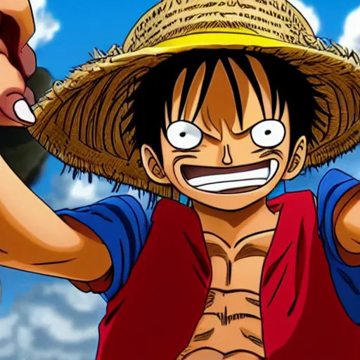 Image similar to luffy with mustache