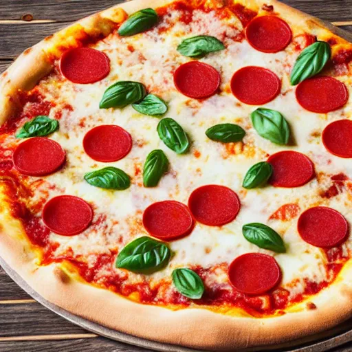 Image similar to pizza made of cash