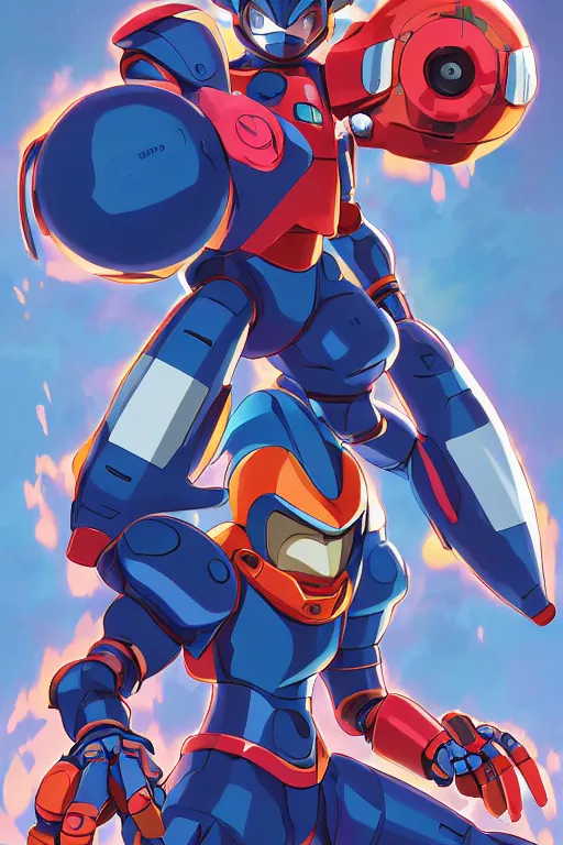 Image similar to robot ninja mask helmet megaman x zero rockman 2 0 2 2 switch game boss legacy collection fanart artsation, art gta 5 comics, behance hd by jesper ejsing, by rhads, makoto shinkai and lois van baarle, ilya kuvshinov, rossdraws global illumination ray tracing