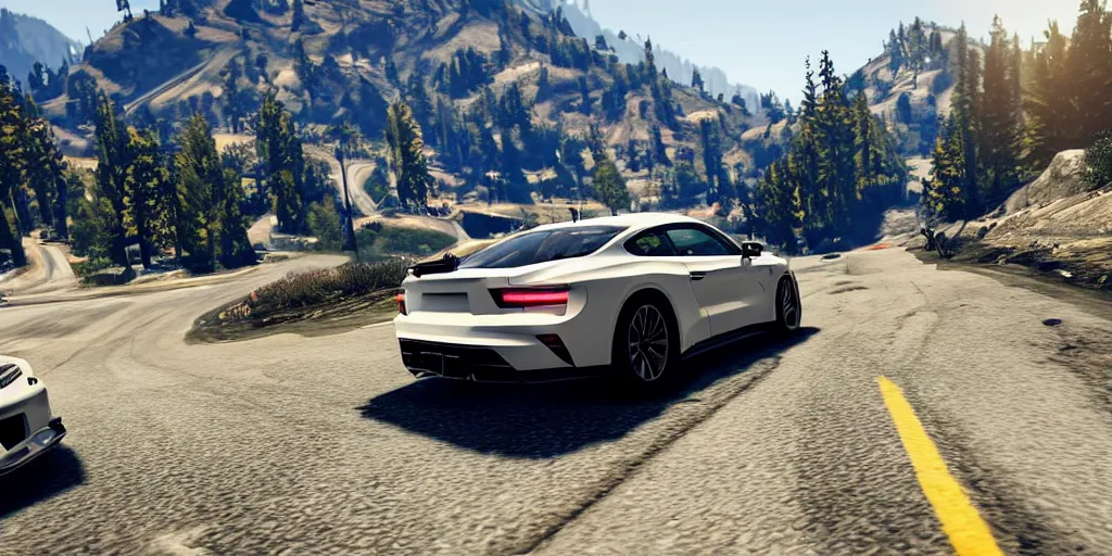 Image similar to “2022 Alpine GTA V6, 4K, ultra realistic”