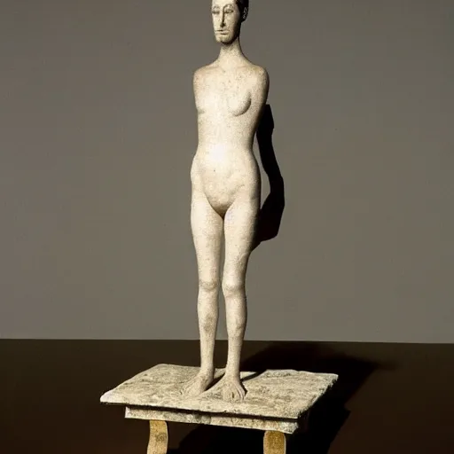 Image similar to a readymade object by Marcel Duchamp in the style of Pierre Huyghe