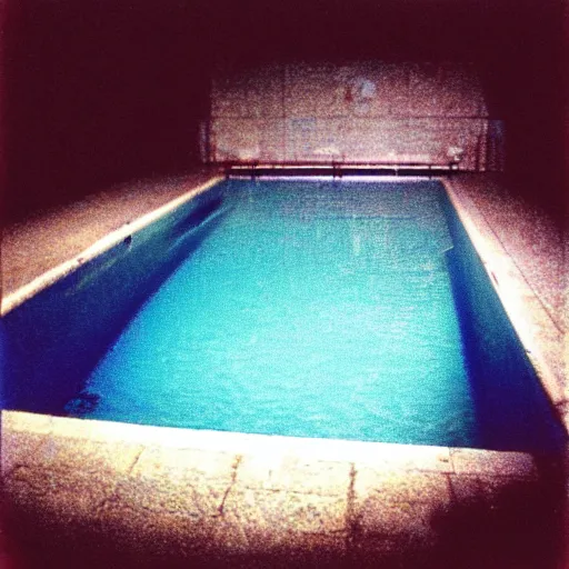 Image similar to Beautiful 2000s soft Photograph taken with a phone-camera from 2000, of an infinite infinite infinite liminal empty pool