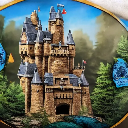 Prompt: photo of castle - greyskull, high detail