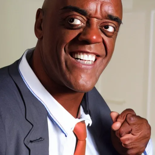 Prompt: ainsley harriot as the terminator