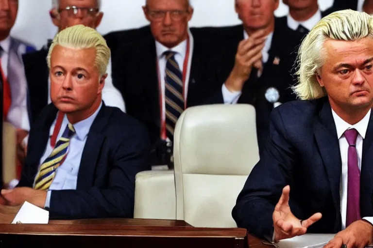 Image similar to geert wilders as president of the united states