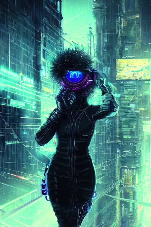 Image similar to portrait futuristic talented cyberpunk female Alchemist, in futuristic stormy heavy snowy thunder tokyo rooftop Enchantment cyberpunk night, ssci-fi, fantasy, intricate, very very beautiful, elegant, neon light, highly detailed, digital painting, artstation, concept art, soft light, hdri, smooth, sharp focus, illustration, art by tian zi and craig mullins and WLOP and alphonse mucha