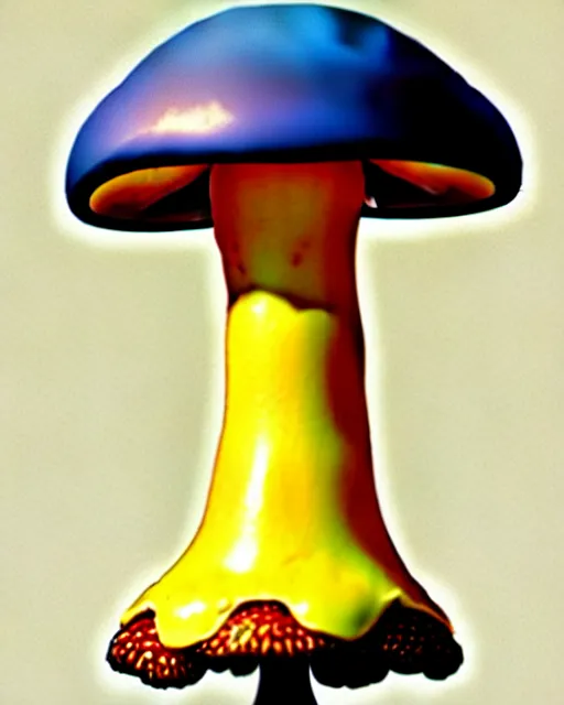 Image similar to a mushroom with arms and legs