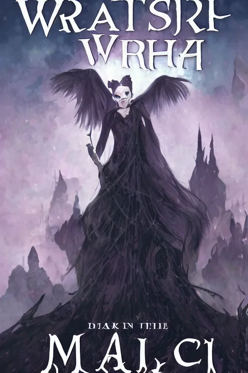 Image similar to fantasy book cover for dark witch, 2 0 2 2