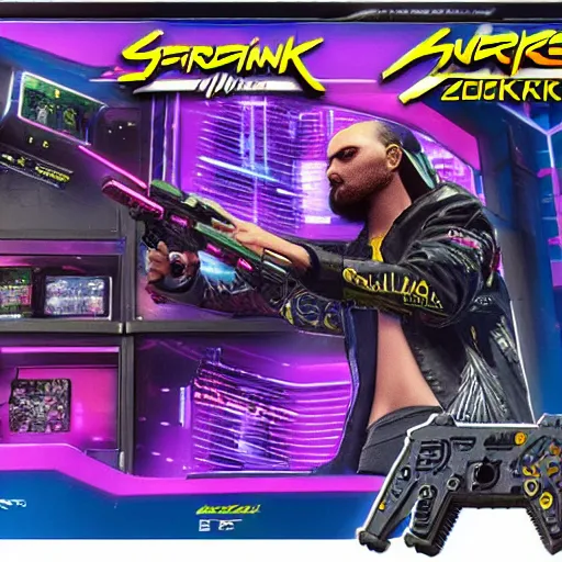 Prompt: Cyberpunk 2077 playset