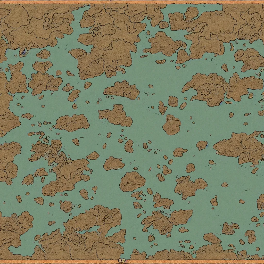 Image similar to map of earth, in the style of inkarnate, 8k