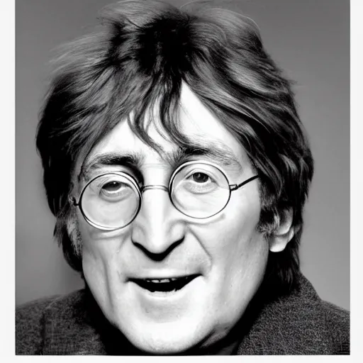 Prompt: A photograph of old John Lennon in his eighties with short hair in the 2010s, John Lennon, taken in the late 2010s, taken on a 2010s Camera, realistic, hyperrealistic, very realistic, highly detailed, very detailed, extremely detailed, detailed, digital art, trending on artstation, headshot and bodyshot, detailed face, very detailed face, very detailed face