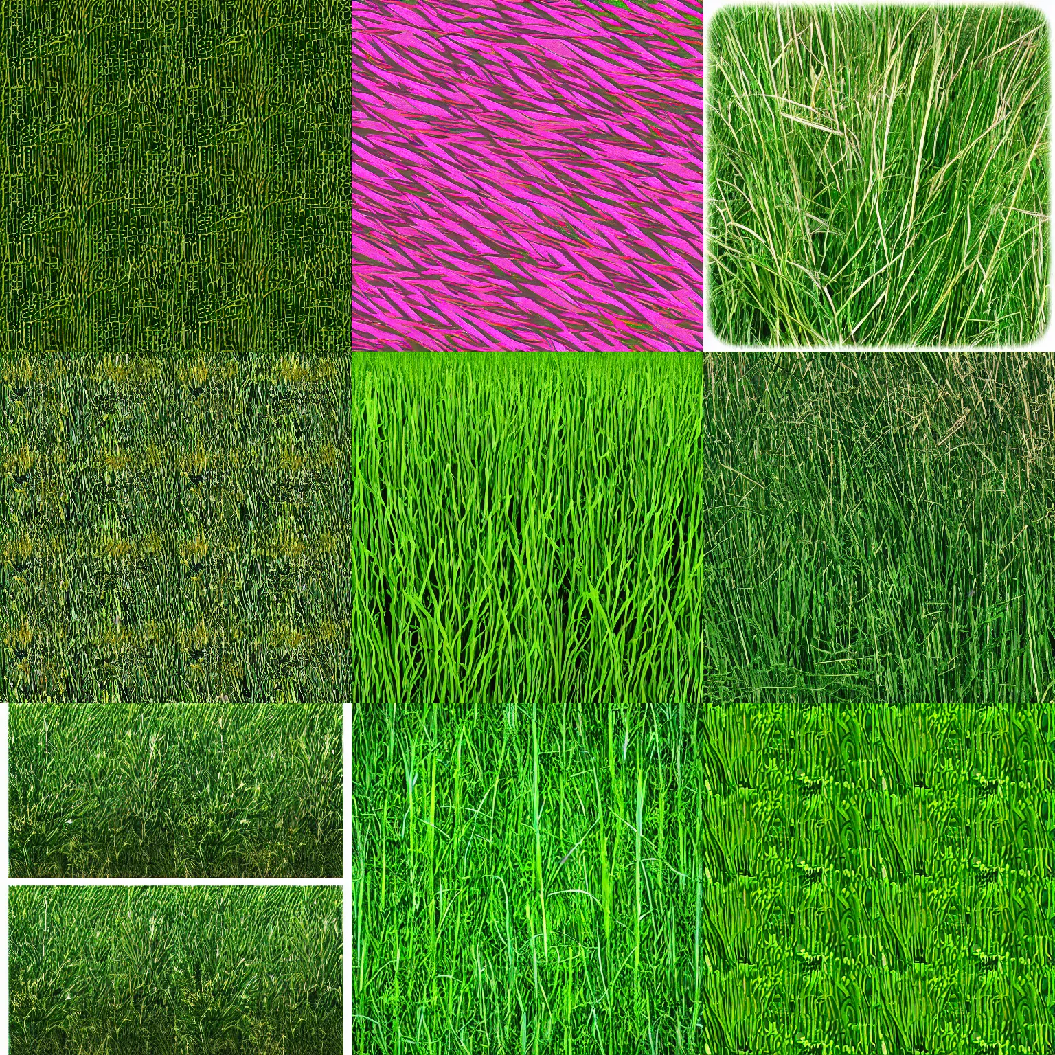 Prompt: anime grass texture