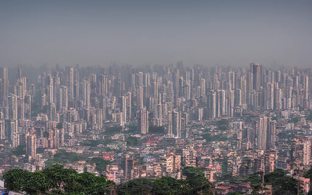 Image similar to mumbai, professional photography, city skyline, taken in 2 0 7 0