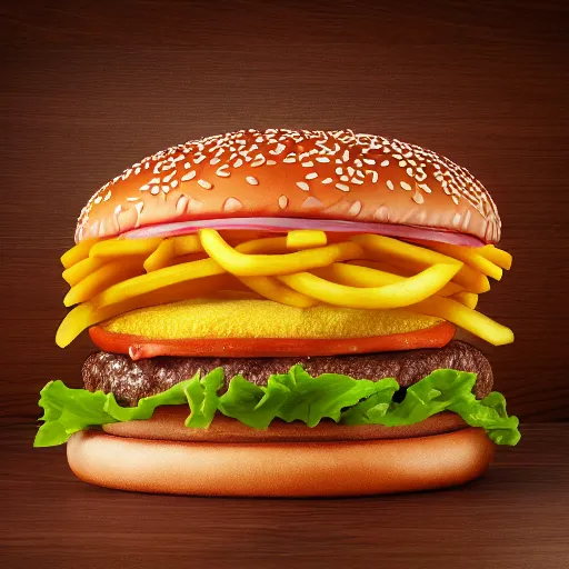 Image similar to the mcworms!!!, product photograph of mcdonalds new burger, gerard brom and zdzisław beksinski, 8 5 mm f 1. 8