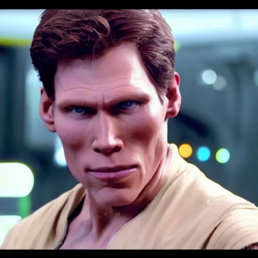 Image similar to Live Action Still of Jerma in Revenge of the Sith, real life, hyperrealistic, ultra realistic, realistic, highly detailed, epic, HD quality, 8k resolution, body and headshot, film still