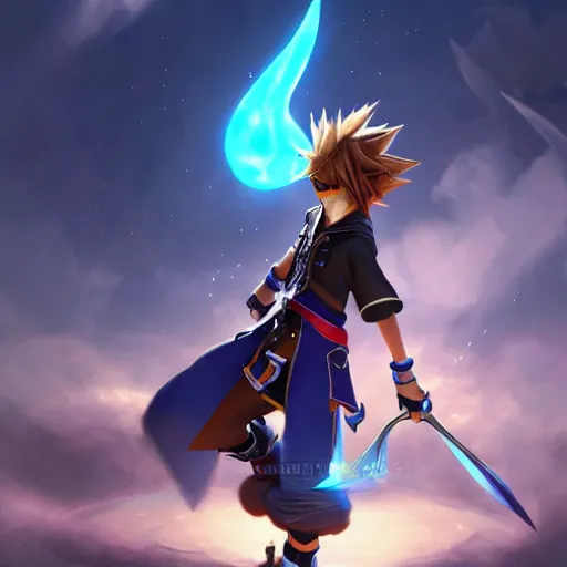 sora from kingdom hearts. league of legends character | Stable Diffusion