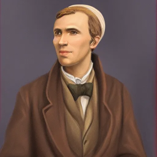 Prompt: painting of muslim joseph smith, 4 k