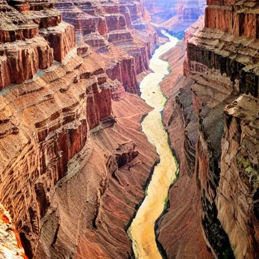 Prompt: great canyon with flying eagle