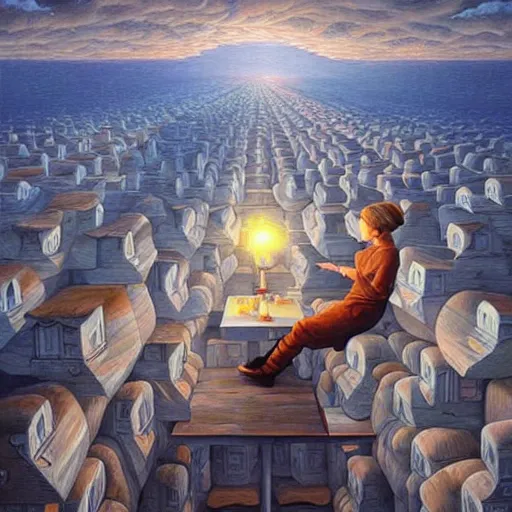 Prompt: a beautiful painting representative of the art style of wlop and artgerm and rob gonsalves