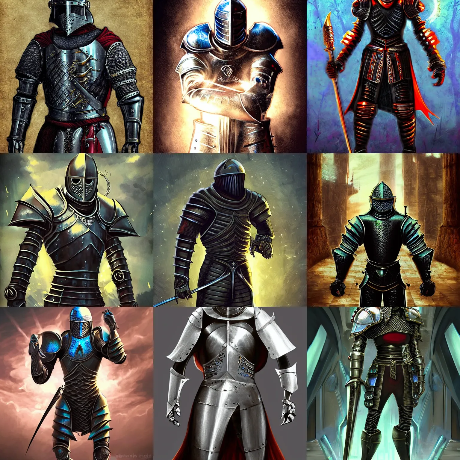 cyber knight armor