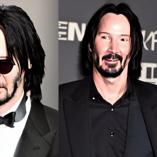 Image similar to harry poter keanu reeves