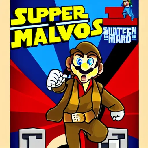 Image similar to Han solo as super Mario