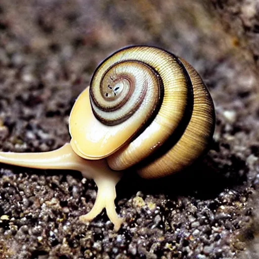 Prompt: a genius snail