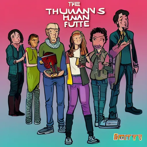 Prompt: the humans from the future
