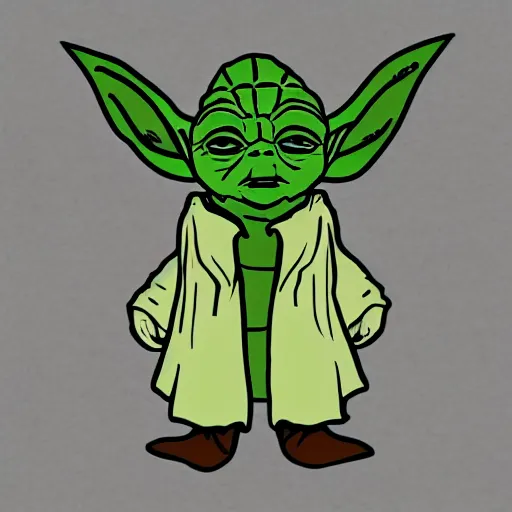 Prompt: yoda turning into a cactus