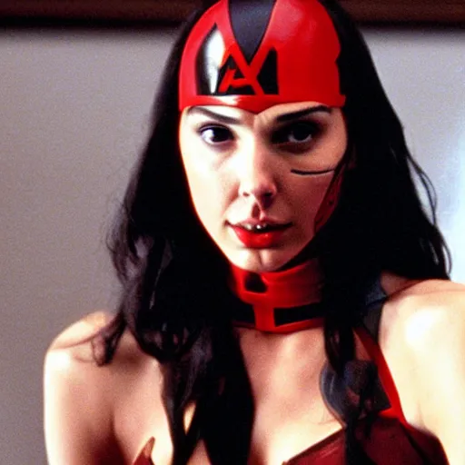 Prompt: gal gadot in american psycho ( 1 9 9 9 )