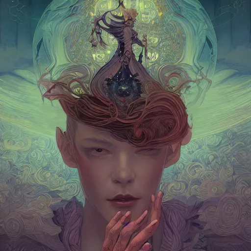 Prompt: beautiful digital fantasy illustration of wrath, poster art by victo ngai, behance contest winner, vanitas, wiccan, tarot card, an ultrafine detailed painting by peter mohrbacher, high detail texture, unreal engine, 8 k, photographic quality, ultra hyper realistic quality, 8 k definiton, hyper - realistic, cinematic, cinematic lighting