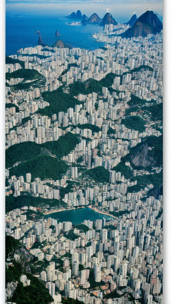 Image similar to Rio de Janeiro, poster by Kerne Erickson