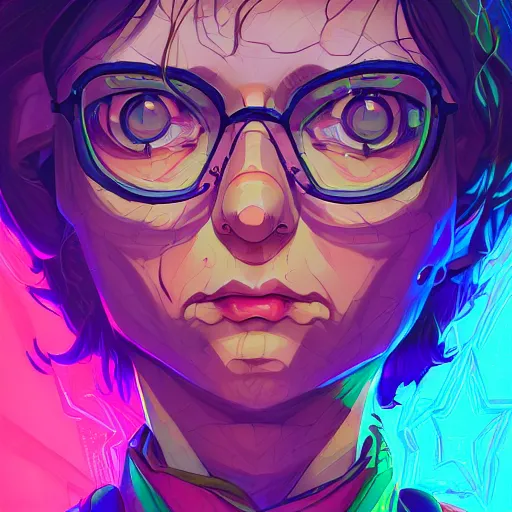 Image similar to skill magic geek inside matrix deepdream radiating a glowing aura stuff loot legends stylized digital illustration video game icon artstation lois van baarle, ilya kuvshinov, rossdraws,