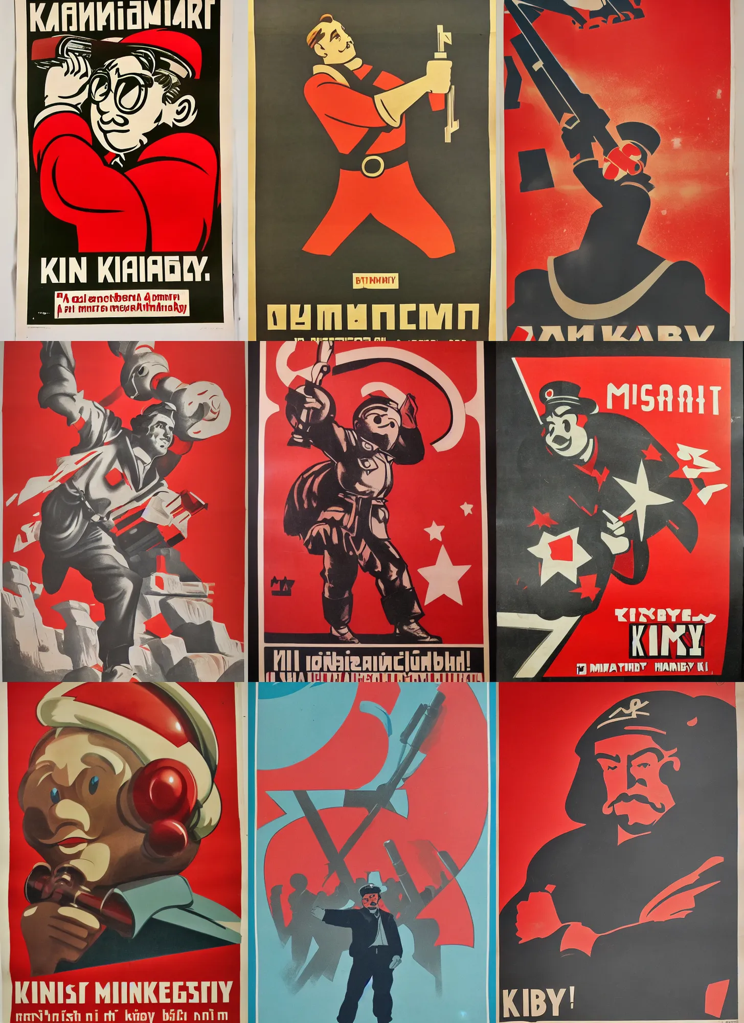 communism cartoon propaganda