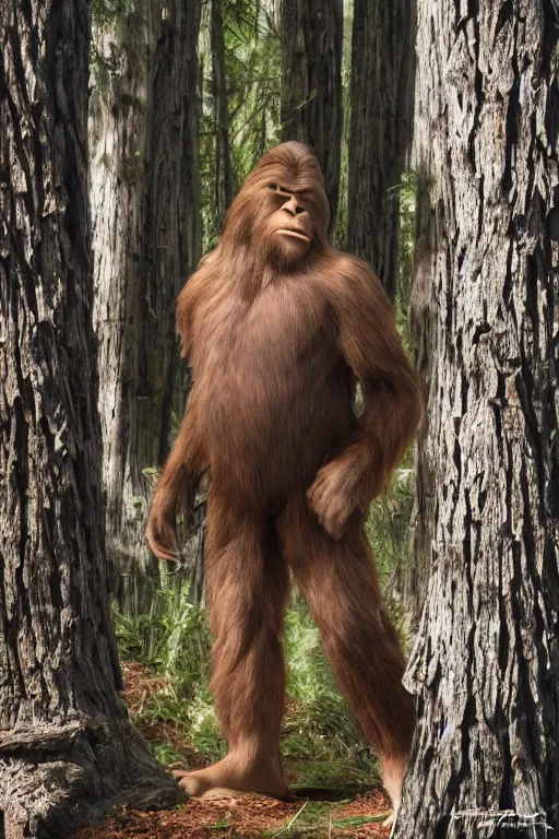 Image similar to Bigfoot's senior photo