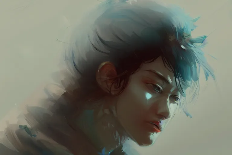 Prompt: a concerned concept artist sits on social media all day worrying about automation, digital painting masterpiece, advanced lighting technology, trending on artstation and pixiv, beautiful, gorgeous, detailed and expressive brush strokes, immensely heartfelt display of emotions