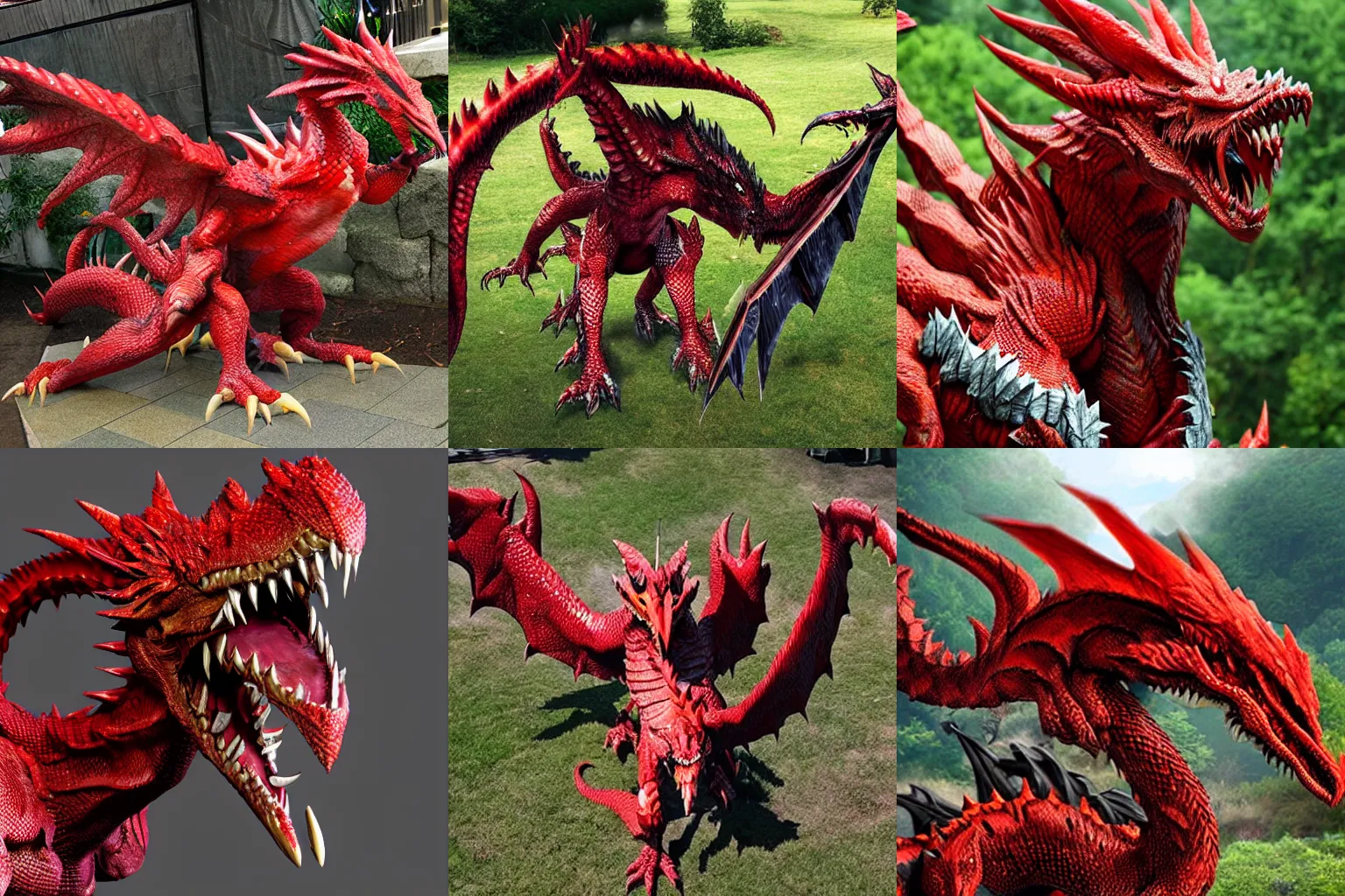 Prompt: real life rathalos